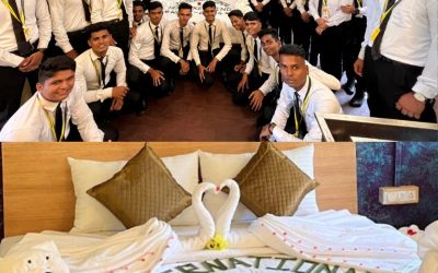 Second-Year Students Display Creativity and Precision During International Housekeeping Week